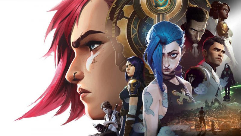 Arcane, affiche de la série télévisée animée