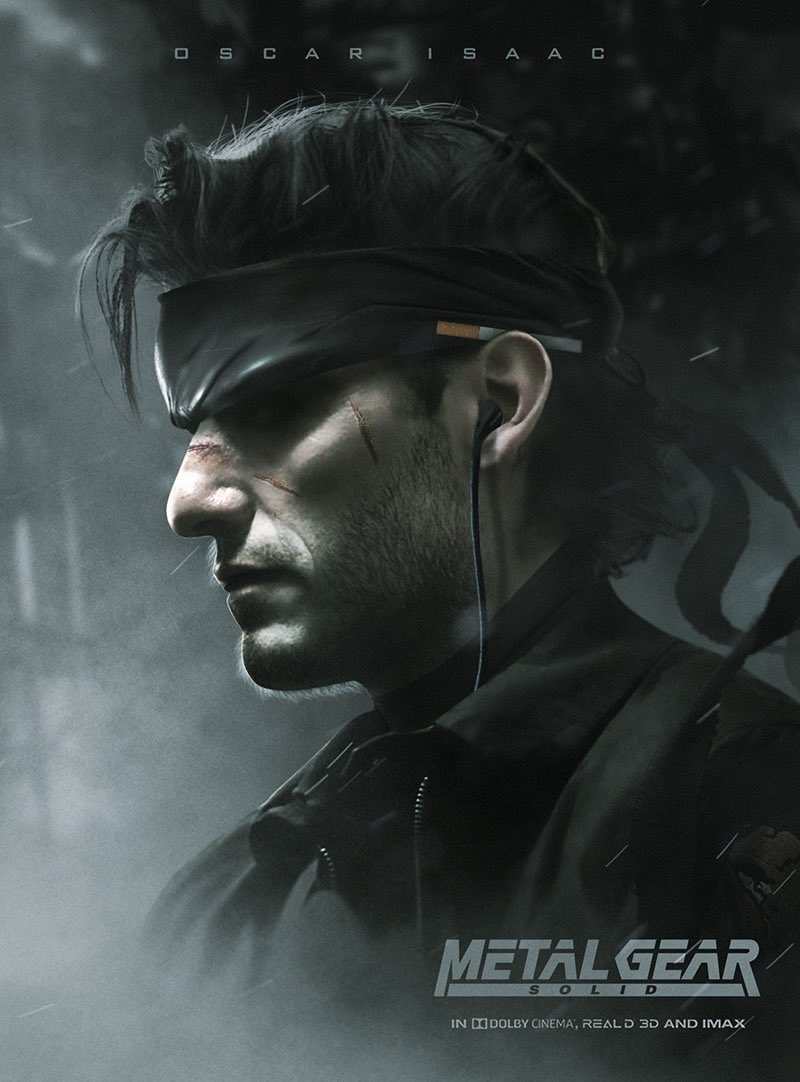 Metal Gear Solid : Oscar Isaac dans le rôle de Solid Snake dans une image du film