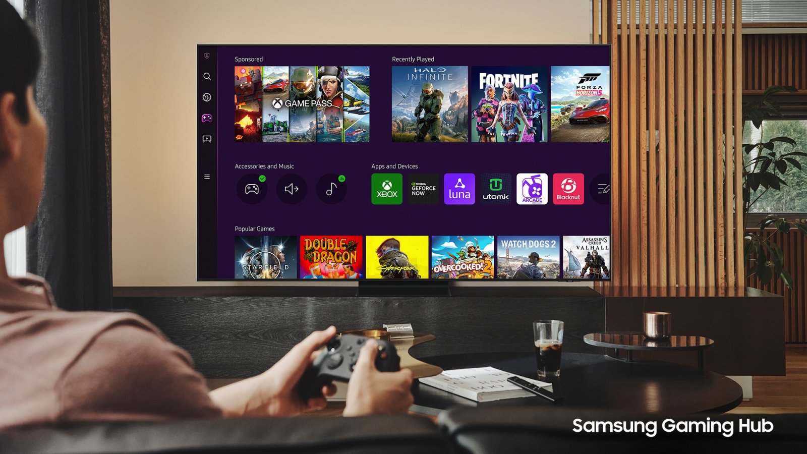 Samsung Gaming Hub accoglie anche Anstream Arcade e Blacknut con quasi 2000 giochi