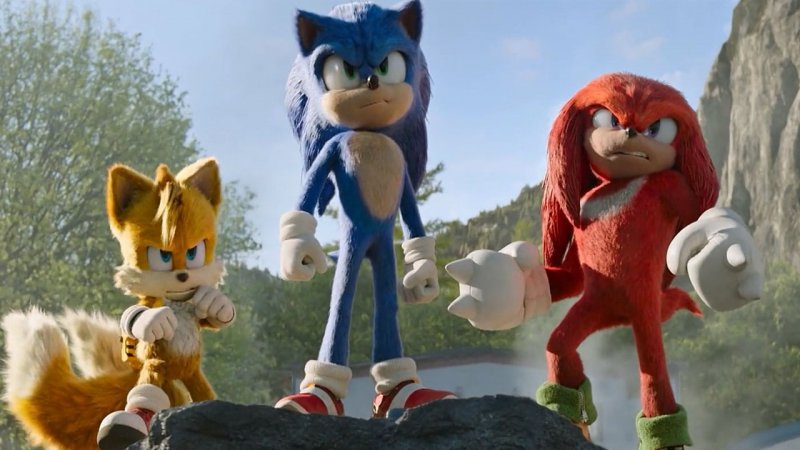 Sonic le hérisson, les protagonistes de la série de films.