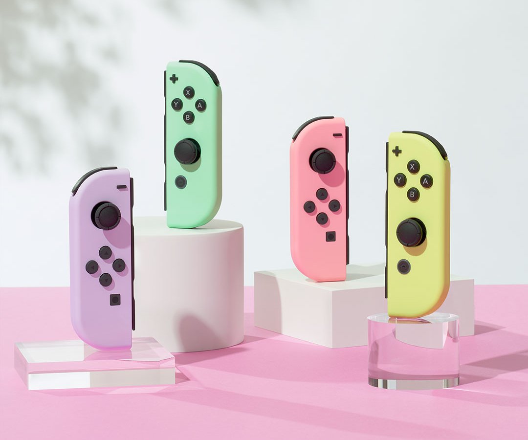 Nintendo Switch: Joy-Con di nuovi colori pastello annunciati e presto disponibili