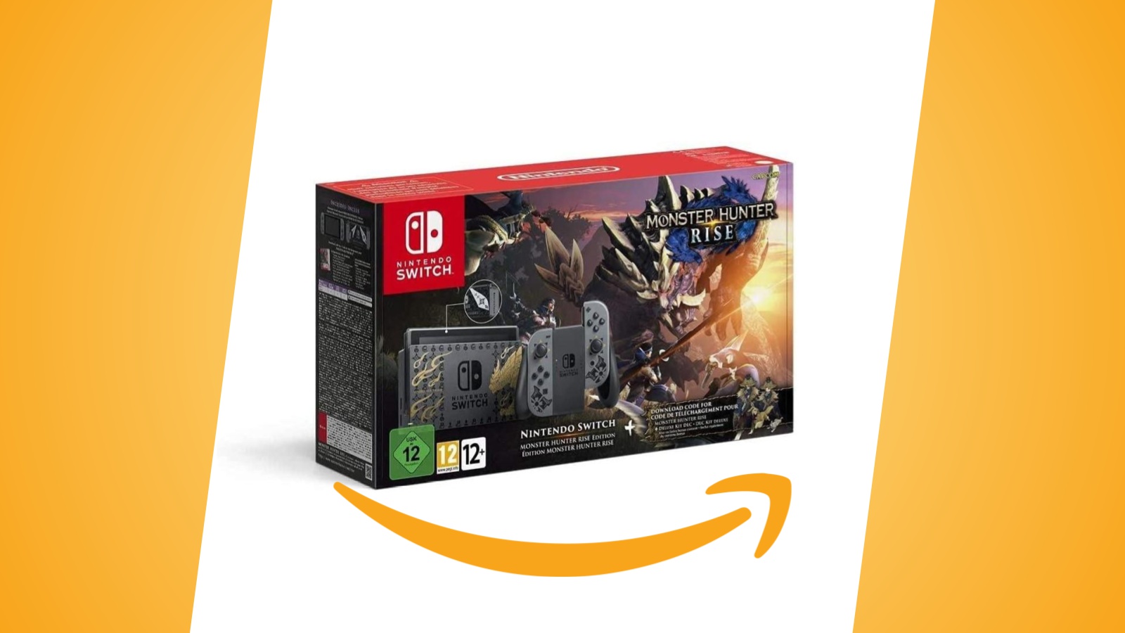 Offerte Amazon: Nintendo Switch in edizione Monster Hunter Rise, con gioco e DLC, è ora in sconto