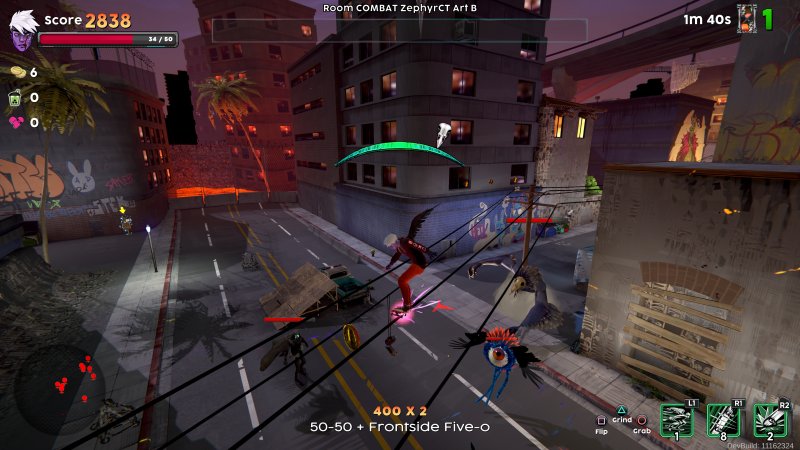 Trick sullo skate e demoni da affettare