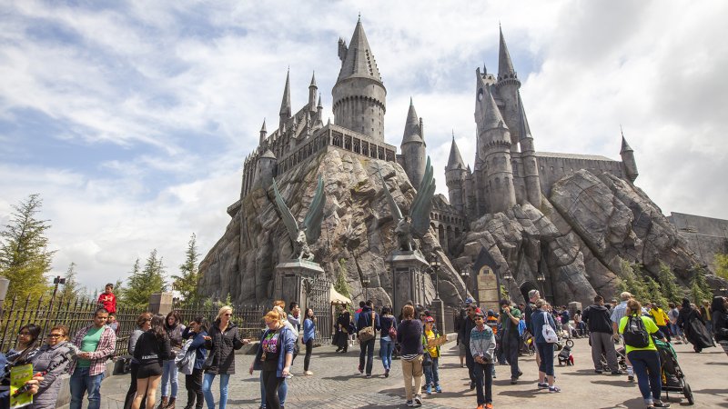 Una delle aree più affascinanti degli Universal Studios è quella dedicata a Harry Potter