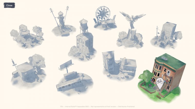 Alcuni degli oggetti da ricolorare