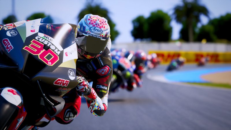 Uno degli spettacolari replay di MotoGP 23 Uno degli spettacolari replay di MotoGP 23
