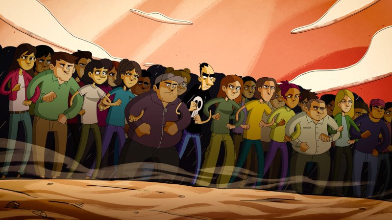 Dopo la parentesi di 'Strappare lungo i bordi', in 'Questo mondo non mi renderà cattivo' Zerocalcare torna ad affrontare temi sociali e politici di brutale attualità