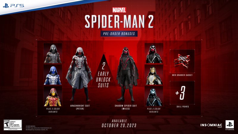 Marvel's Spider-Man 2: i bonus per chi lo prenota