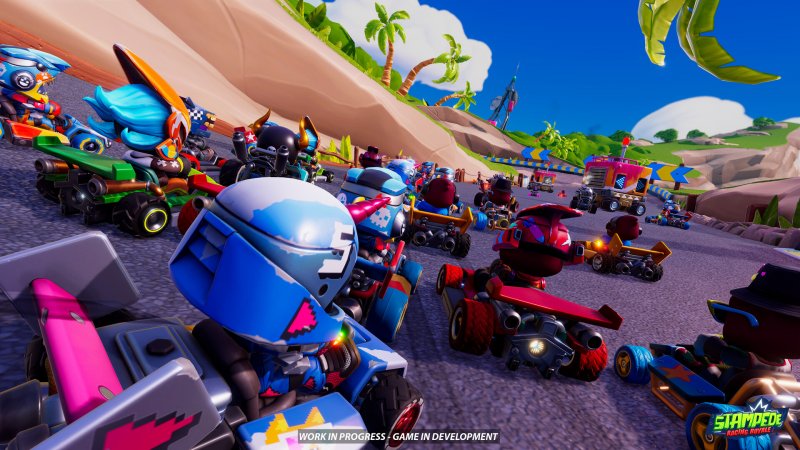Stampede: Racing Royale presenta sessioni molto affollate