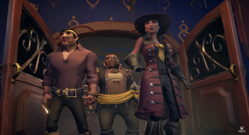 Some of the characters from Sea of ​​Thieves