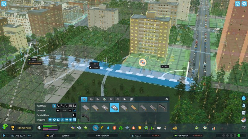 Cities : Skylines 2, l'interface du jeu