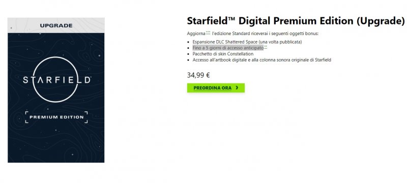 Starfield Digital Premium Edition Upgrade