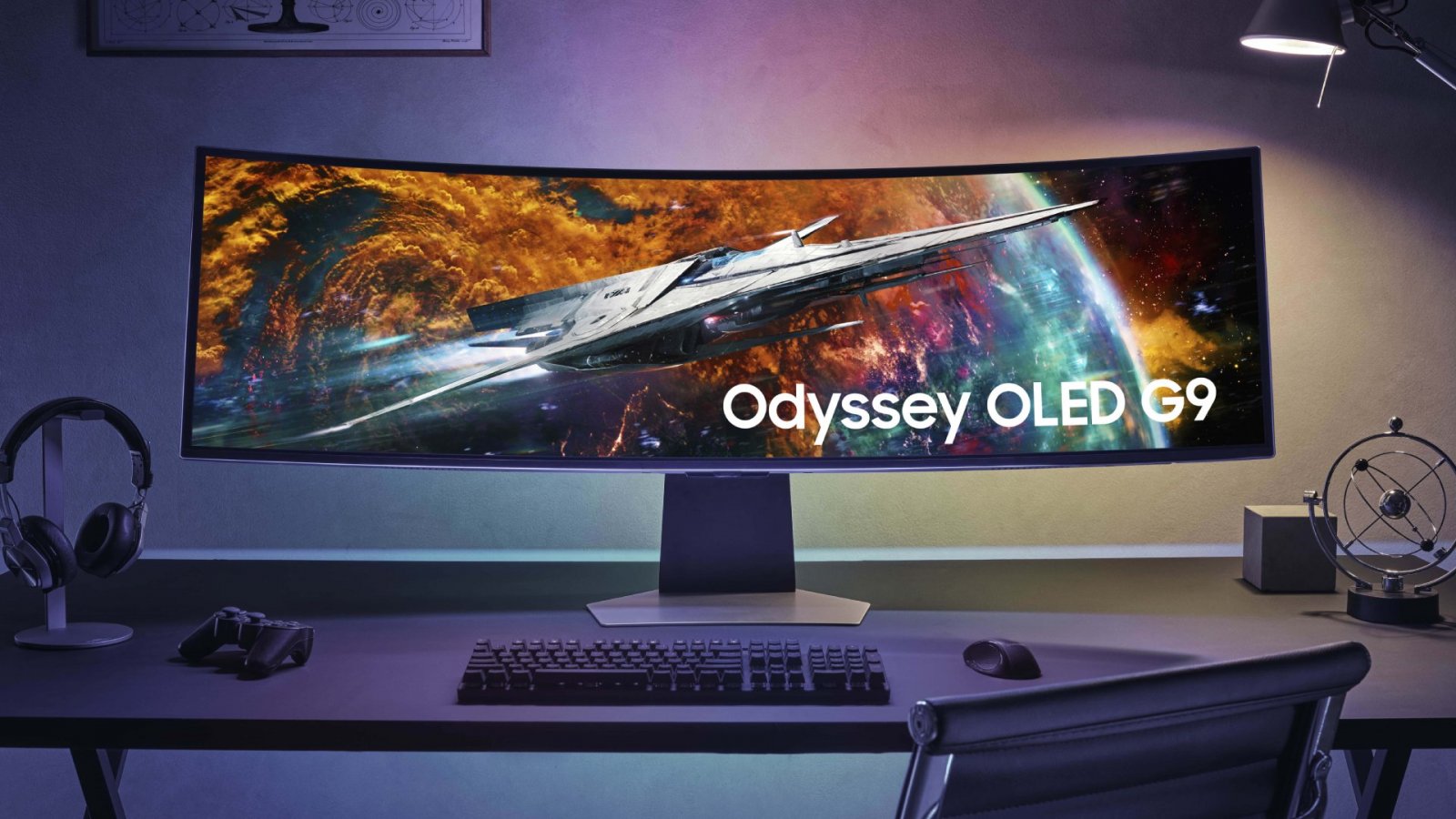 Samsung Odyssey OLED G9, lanciato il primo monitor OLED DQHD al mondo con upscaling AI
