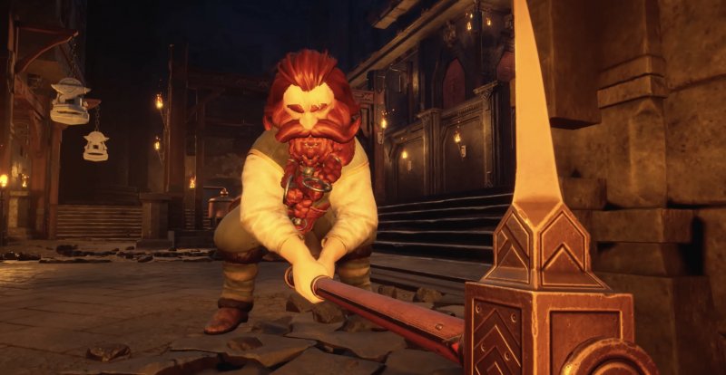 Non sappiamo molto della storia che farà da sottofondo alle avventure di The Lord of the Rings: Return to Moria, ma il game director ha detto che è su iniziativa di Gimli che i nani iniziano a tentare di riconquistare la loro antica capitale Non sappiamo molto della storia che farà da sottofondo alle avventure di The Lord of the Rings: Return to Moria, ma il game director ha detto che è su iniziativa di Gimli che i nani iniziano a tentare di riconquistare la loro antica capitale