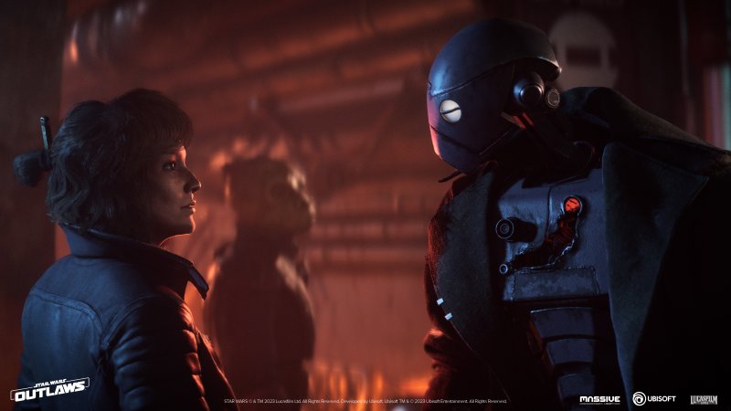 Kay Vess e ND-5 in una scena del gioco Kay Vess e ND-5 in una scena del gioco