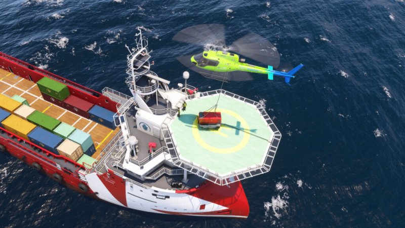 Anche il trasporto di merci e container sarà al centro dell'offerta di Flight Simulator 2024 Anche il trasporto di merci e container sarà al centro dell'offerta di Flight Simulator 2024