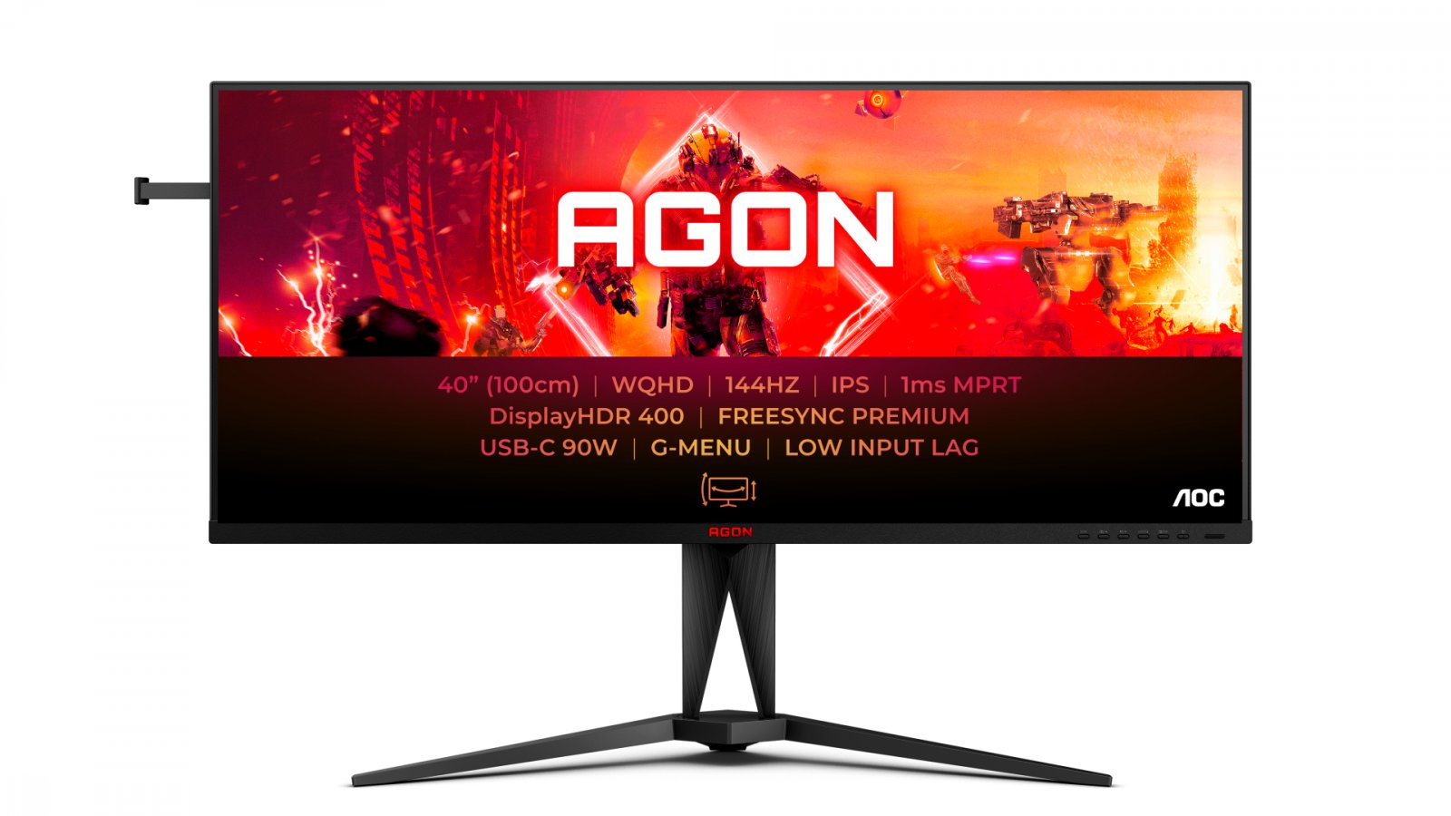 AGON presenta AG405UXC, il monitor ultrawide da 40' con 144Hz, prezzi e dettagli