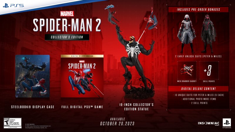 La Collector's Edition di Marvel's Spider-Man 2