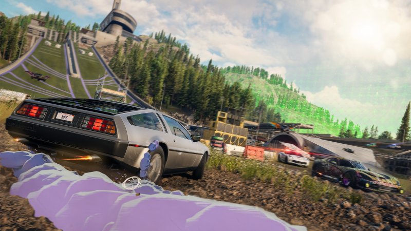 Need for Speed Unbound, una scena dai Ritrovi del Volume 3