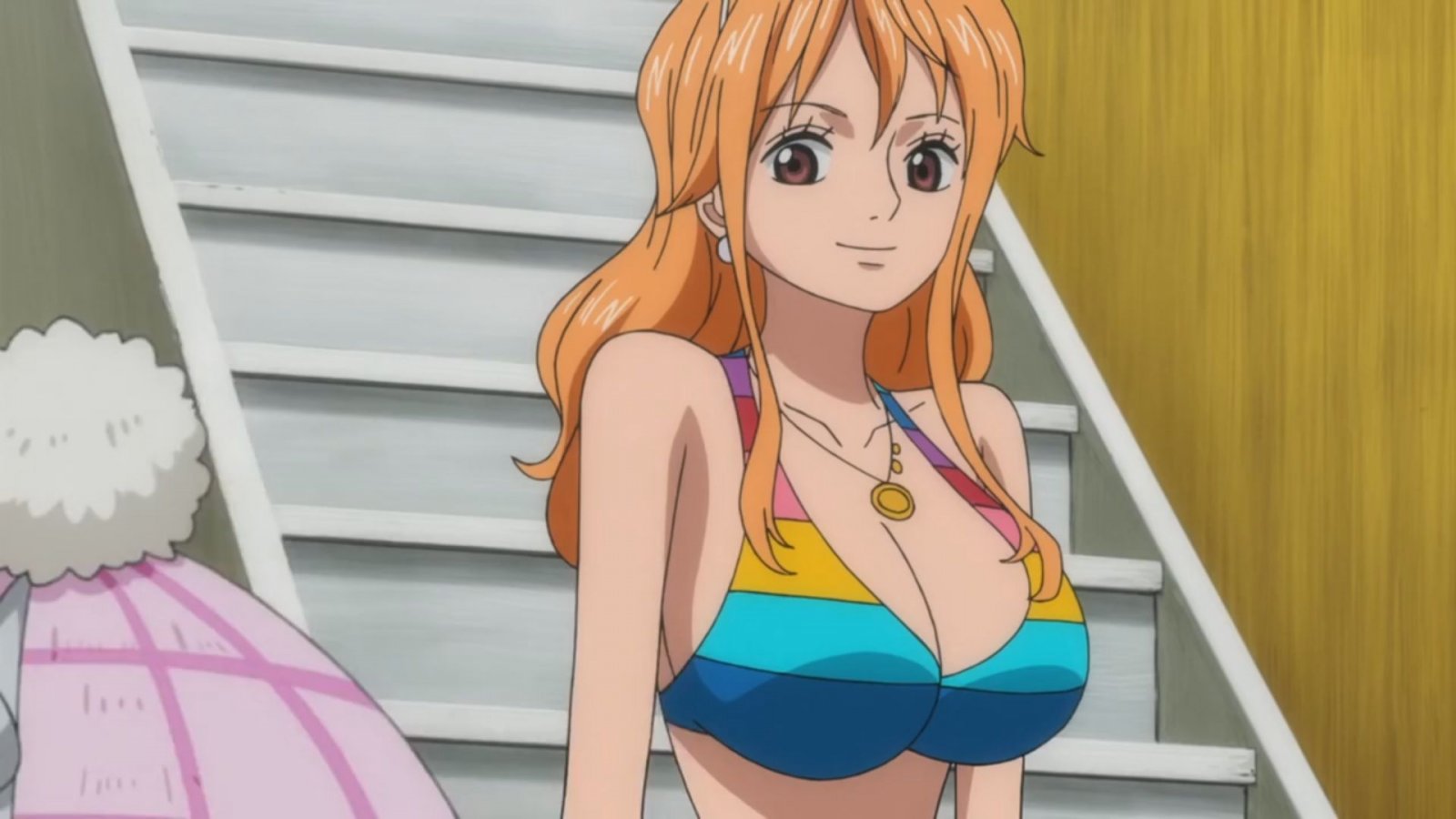 One Piece: il cosplay di Nami in costume da bagno di miihcosplay non dimentica Zeus