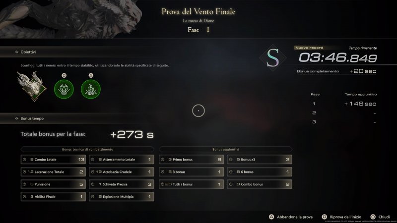 Completando tutte le sfide otterrete del tempo bonus ulteriore Completando tutte le sfide otterrete del tempo bonus ulteriore