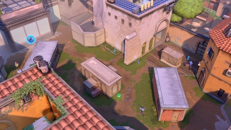 Piazza è una delle tre mappe inedite per la modalità Deathmatch a squadre Piazza è una delle tre mappe inedite per la modalità Deathmatch a squadre