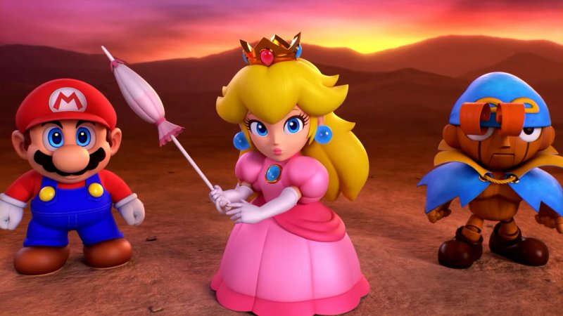 Super Mario RPG, Peach se prépare à frapper un homerun