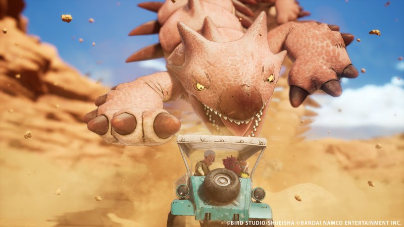 L'inseguimento con un drago del deserto consiste semplicemente nello sterzare col giusto tempismo per evitare i suoi attacchi. L'inseguimento con un drago del deserto consiste semplicemente nello sterzare col giusto tempismo per evitare i suoi attacchi.