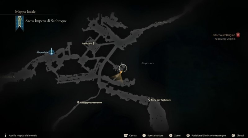 L'accesso al sentiero di Alaperduta