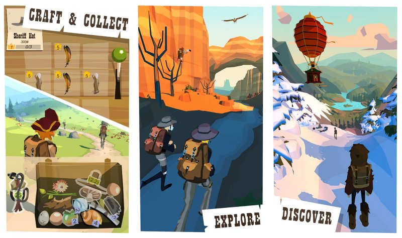 The Trail è un tranquillo gioco di esplorazione