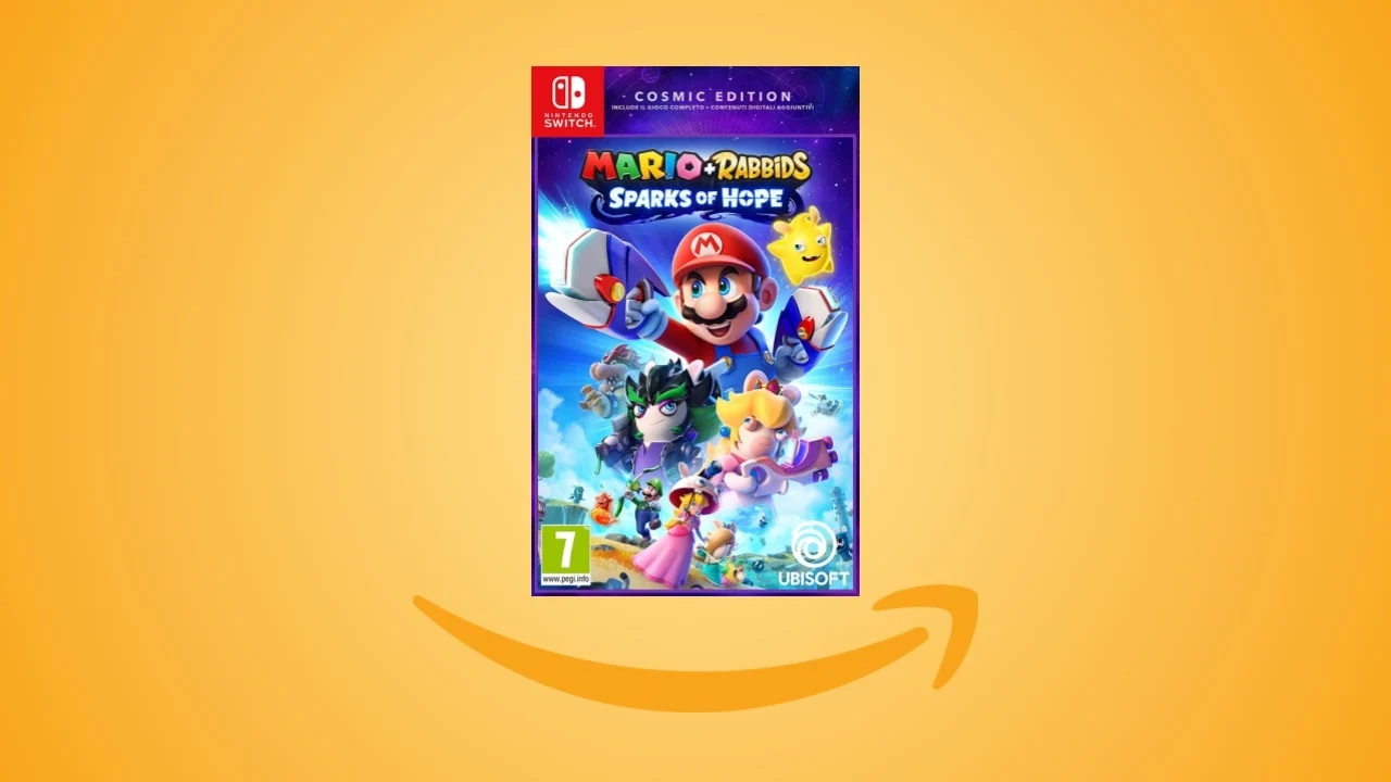 Offerte Amazon: Mario + Rabbids Sparks Of Hope Cosmic Edition arriva al prezzo minimo storico