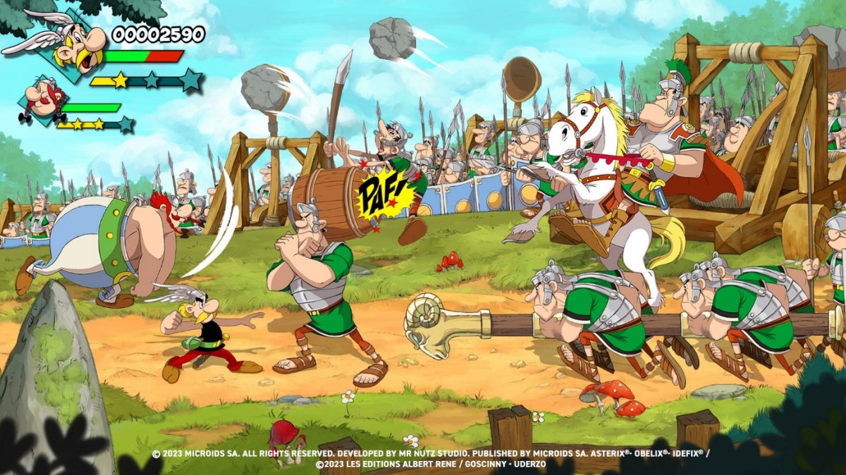 Asterix＆Obelix：それらをすべて叩きます！ 2、起動予告編：ゲームは今日から入手可能です