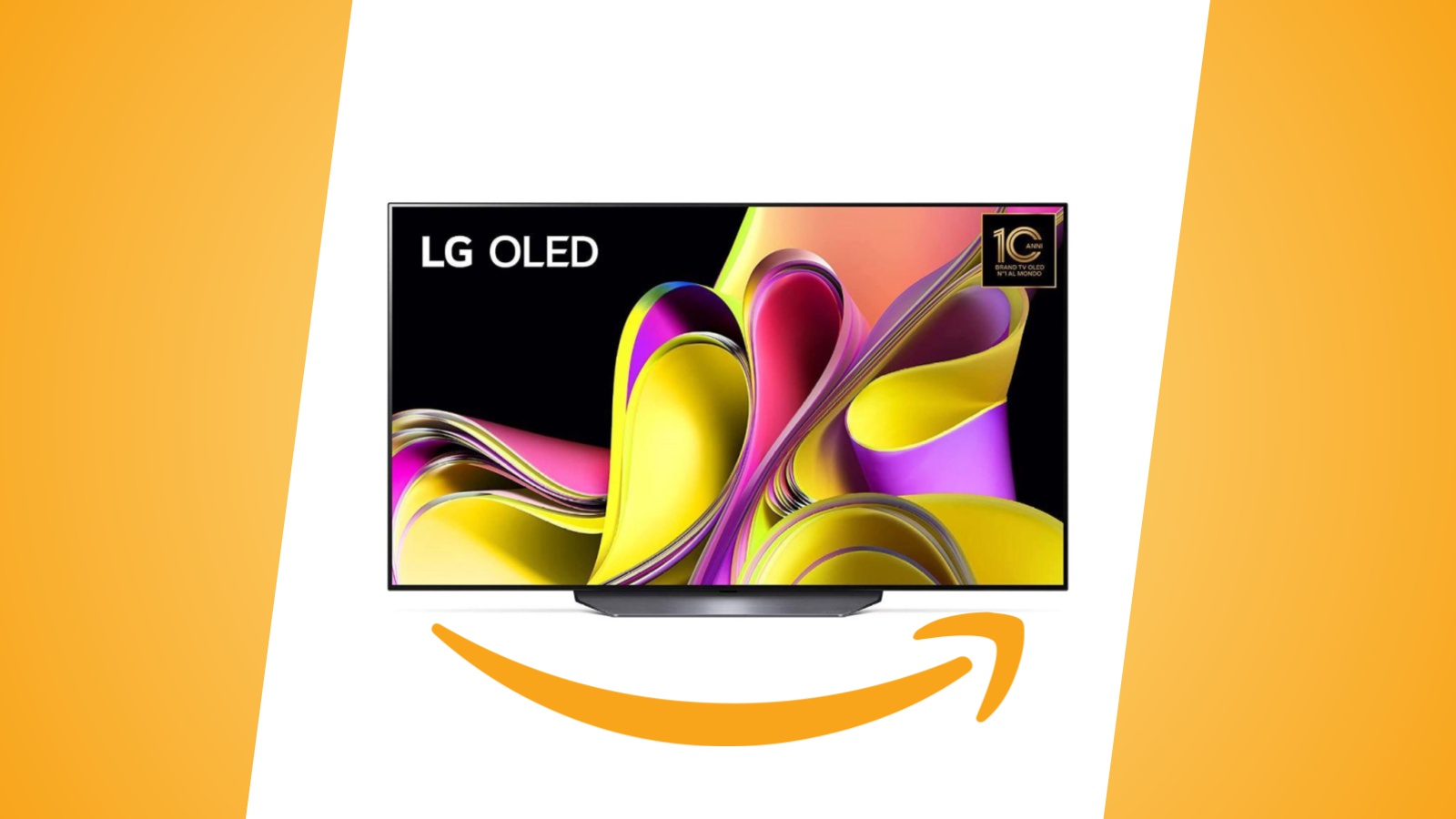 Offerte Amazon: smart TV LG OLED da 55 pollici in 4K 120 Hz con HDMI 2.1, con 400€ di rimborso