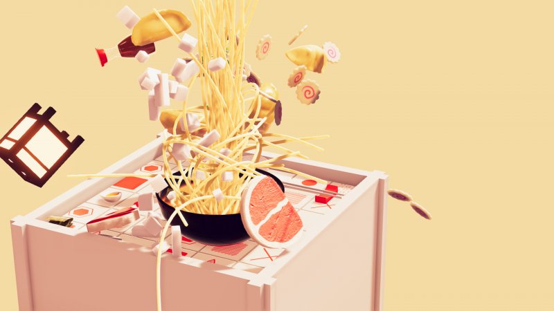 L'HUD di Nour: Play With Your Food è praticamente inesistente, proprio per dare priorità al cibo e agli effetti delle vostre interazioni
