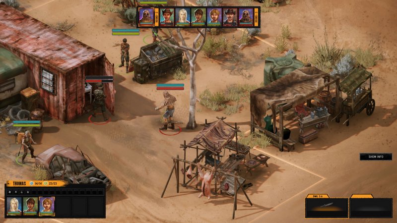 Broken Roads, una sequenza di combattimento a turni Broken Roads, una sequenza di combattimento a turni