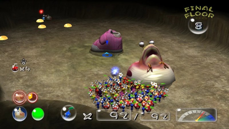 Pikmin 1 + 2 abbonda di scene grottesche e spesso anche raccapriccianti Pikmin 1 + 2 abbonda di scene grottesche e spesso anche raccapriccianti