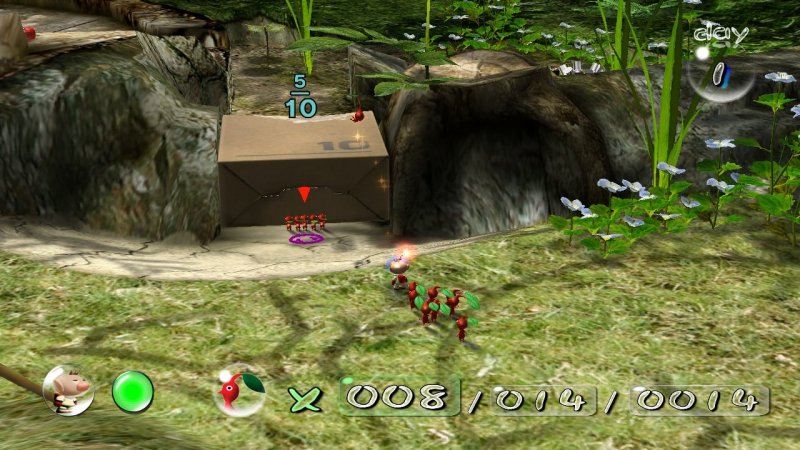 Spingere, sollevare, costruire, abbattere muri, trasportare. In Pikmin 1 + 2 HD ogni azione pretende il giusto numero di aiutanti all'opera Spingere, sollevare, costruire, abbattere muri, trasportare. In Pikmin 1 + 2 HD ogni azione pretende il giusto numero di aiutanti all'opera