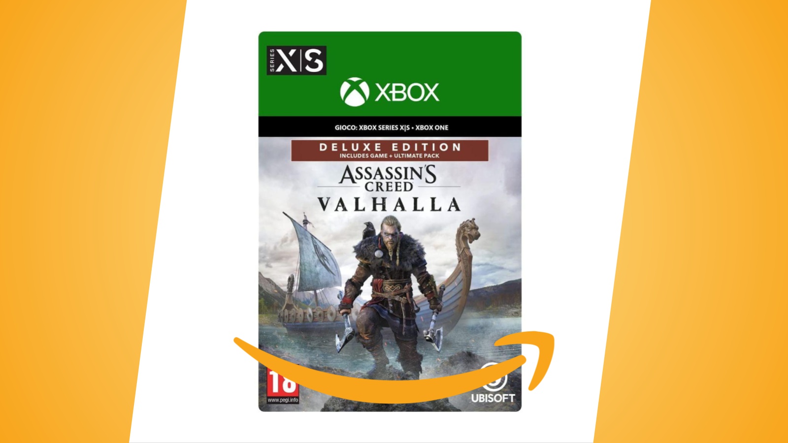 Offerte Amazon: Assassin's Creed Valhalla Deluxe Edition per Xbox al prezzo minimo storico