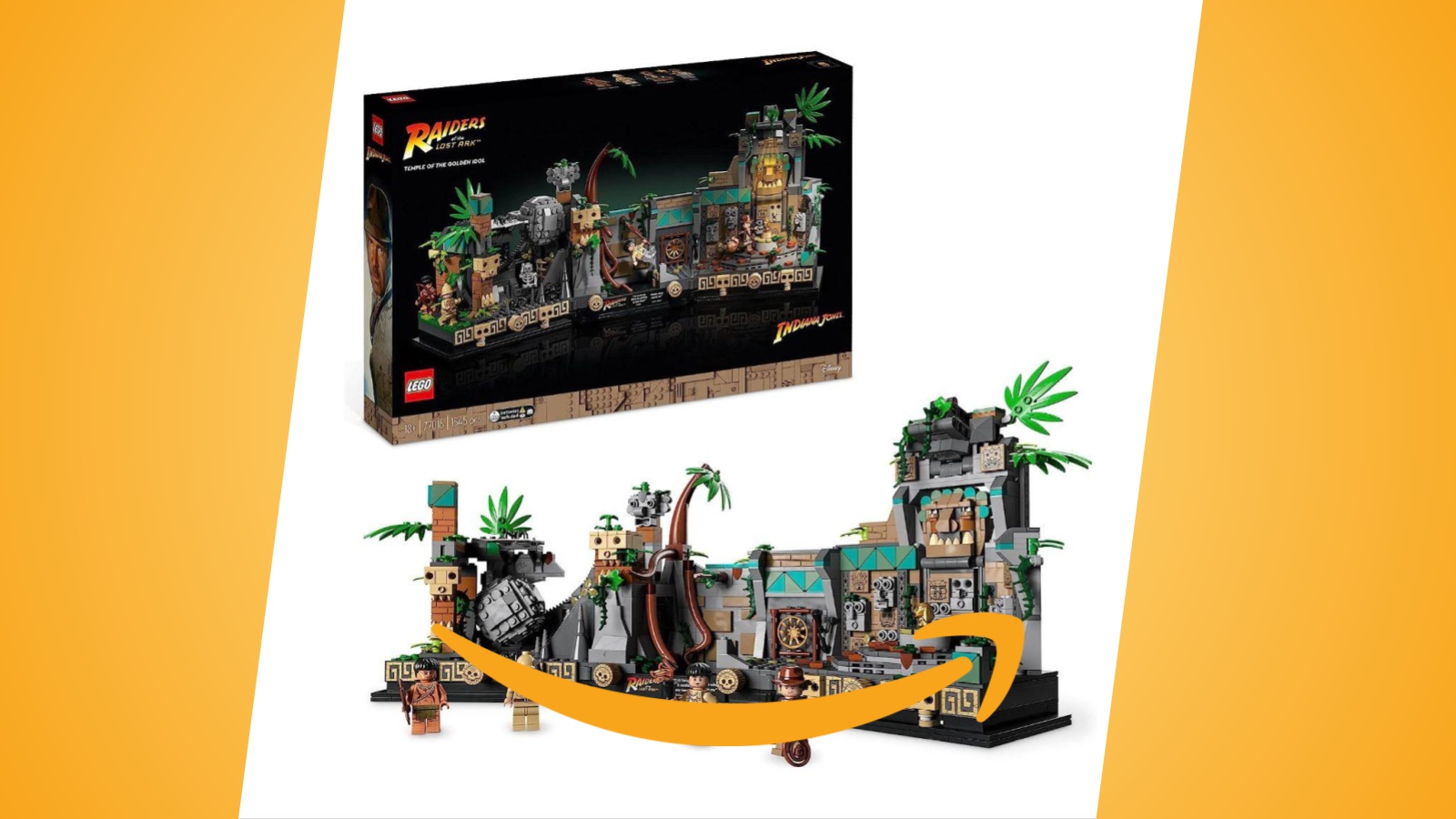 Offerte Amazon: set LEGO Indiana Jones Il Tempio dell’Idolo d’Oro in sconto al prezzo minimo storico