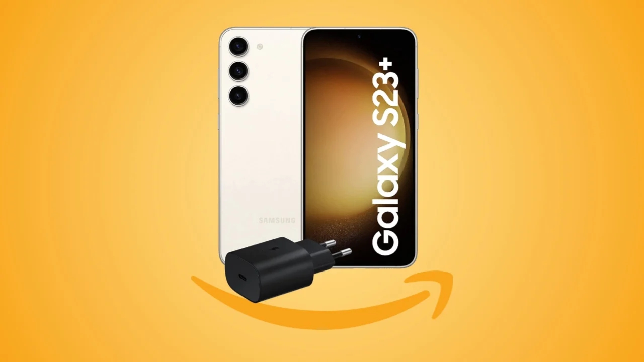 Offerte Amazon: Samsung Galaxy S23+ in sconto al prezzo minimo storico con cashback