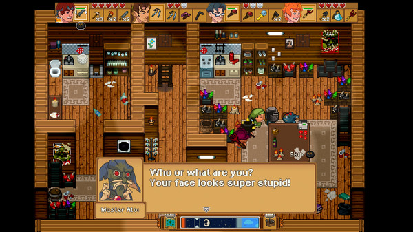 Doom & Destiny Worlds è a metà tra una rilassata campagna di Dungeons and Dragons e una partita a Terraria, ma il suo meta-umorismo sui videogiochi a volte rovina l'atmosfera