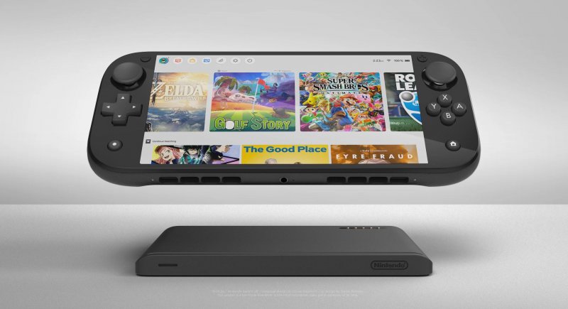 Nintendo Switch Up, the concept created by Olivier Raymond