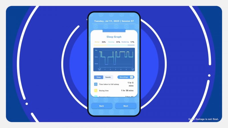 Pokémon Sleep: la sezione delle statistiche del sonno