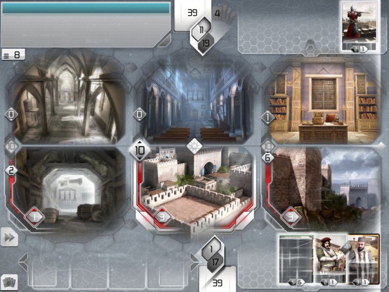 Assassin's Creed Recollection, un aperçu de l'interface
