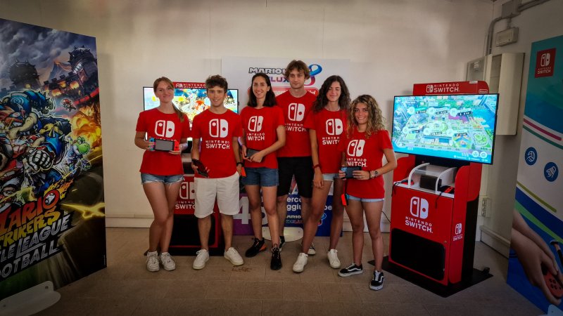 La squadra Nintendo all'Aquafan di Riccione