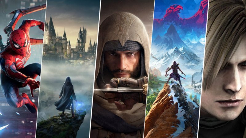Spider-Man, Hogwarts Legacy, Assassin's Creed Mirage, Horizon Call Of The Mountain et Resident Evil 4 sont quelques-uns des jeux les plus intéressants de 2023.