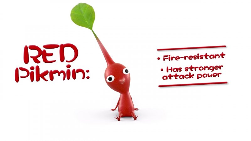 I pikmin rossi, i primi che si incontrano nella serie