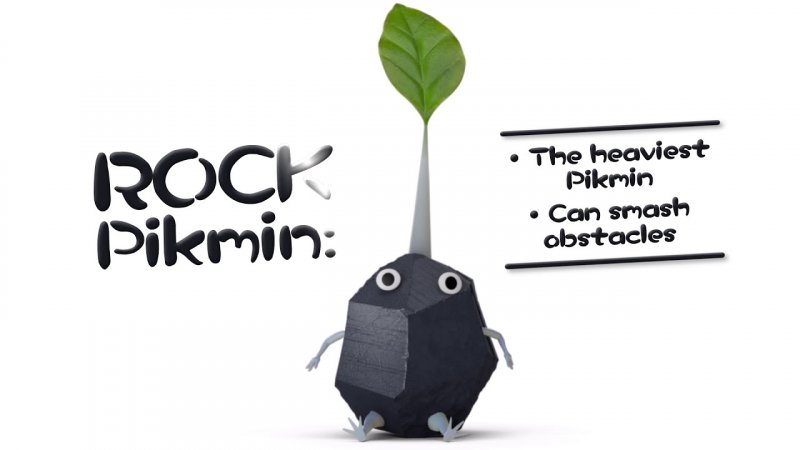 I pikmin rocciosi sono stati introdotti in Pikmin 3