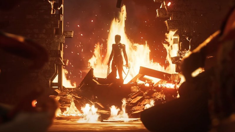 Marvel's Spider-Man 2, la misteriosa figura tra le fiamme