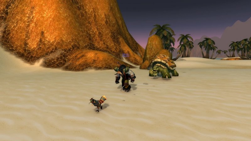 Immaginate di scortare un pollo in una delle più letali zone PvP di un MMORPG